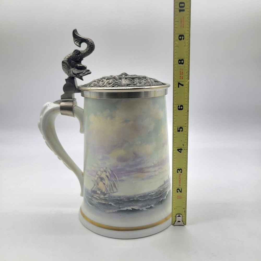 "The China Clippers" Stein By Leonard J Pearce 1984 Franklin Porcelain - Picture 11 of 12